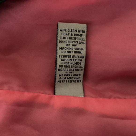 Faux Leather Biker Jacket w/ Knit Ribbed Details - Picture 9 of 9